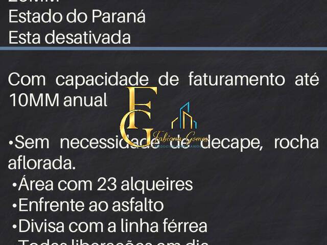 #PDFG157 - Estabelecimento para Venda em Cambará - PR